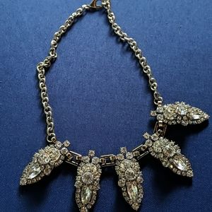 Rhinestone Gold Tone Necklace